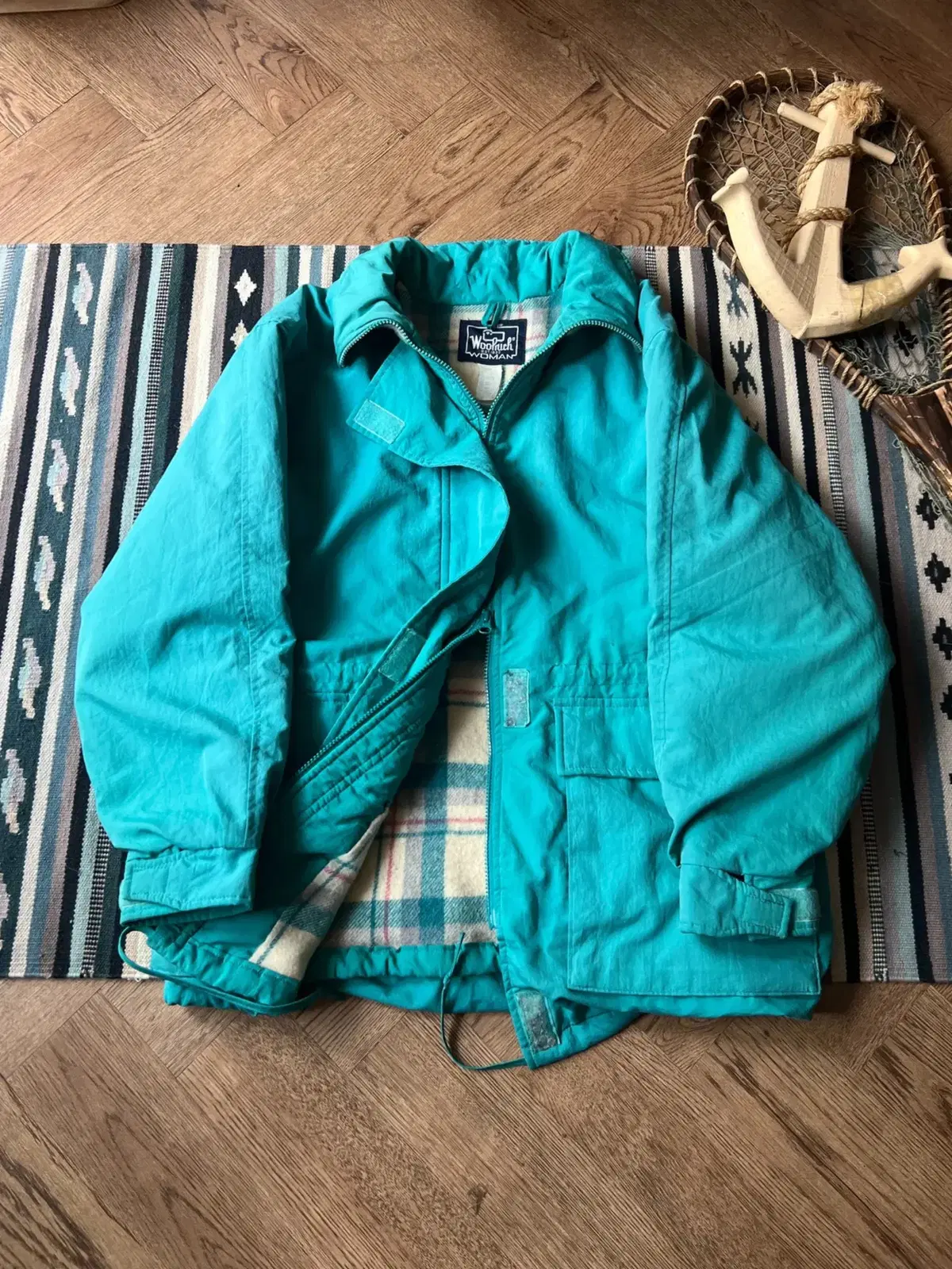 [M]80's Woolrich USA 울리치 울 라이닝 마운틴 파카